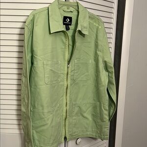 Converse Men's Full Zip Green Jacket SZ XL